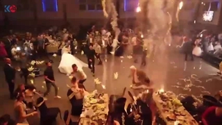 ویدیویی دیده نشده از عروسی مرگبار در عراق