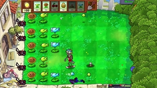 سفر در زمان به ۱۳ سال پیش با گیم پلی بازی plants vs zombies 1 _ پارت اول