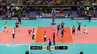 آلمان (۳) _ ایران (۱) در رقابتهای والیبال انتخابی المپیک ۲۰۲۳