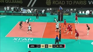 خلاصه دیدار آرژانتین (۳) _ بلژیک (۲) در رقابتهای والیبال انتخابی المپیک ۲۰۲۳