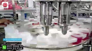 دستگاه پرکن ژل و مواد غلیظ 2 نازله توان صنعت / 09152000050