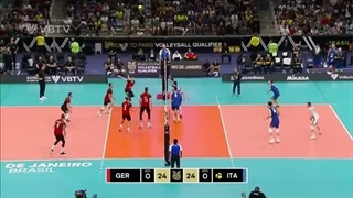 خلاصه دیدار آلمان (3)  - (1) ایتالیا، در رقابتهای والیبال انتخابی المپیک 2023