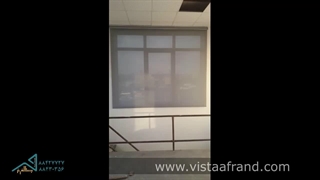 پروژه اجرای پرده شرکت آرتا پلاست توسط ویستا افرند