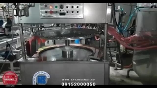 دستگاه پرکن مایع ظرفشویی توان صنعت / 09152000050