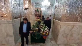 حرم بانوی کرامت حضرت معصومه (س) گلآرایی شد