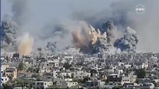 حملات موشکی شدید اسرائیل به غزه