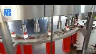 دستگاه پرکن و دربند مایع ظرفشویی توان صنعت / 09152000050