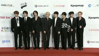 حضور STRAY KIDS در فرش قرمز مراسم TMA2023♡♡ کپشن لیست جوایز