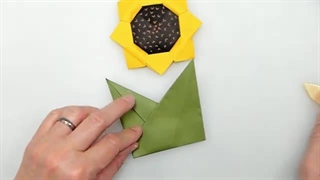 اوریگامی گل آفتابگردان