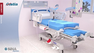 پوزیشن های مختلف تخت زایمان کاستیا