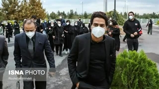 مراسم تدفین استادمحمد رضا شجریان