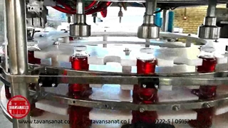 دستگاه پرکن اب زرشک توان صنعت / 09152000050