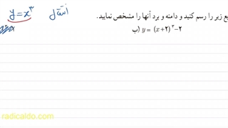 حل تمرین ۱ قسمت ب صفحه ۱۰ ریاضی دوازدهم تجربی radicaldo.com