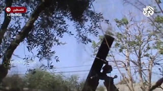 هدف قرار دادن پایگاه های رژیم صهیونیستی با خمپاره توسط رزمندگان فلسطین - طوفان الاقصی