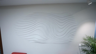 گچبری مدرن با طراحی خاص و سه بعدی