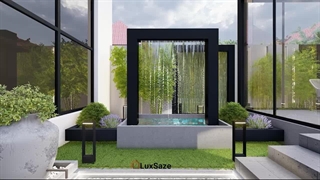 پروژه محوطه سازی ویلا در نوشهر لوکس سازه