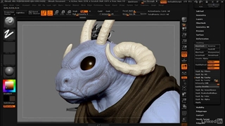 آموزش اسکالپتینگ یک موجود با زیبراش و فتوشاپ - گرافیسم