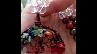 گردنبند هفت چاکرا مدل آناندا جواهرلوکس _ کد 400977 | Seven chakra pendant