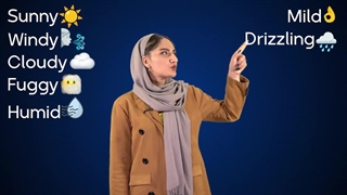 انواع آب و هوا در زبان انگلیسی