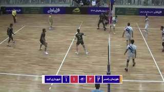 خلاصه دیدار هوسران رامسر ۳-۱ شهرداری گنبد