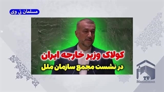 14020704: سخنرانی طوفانی امیرعبداللهیان در سازمان ملل درباره اسقاطیل و حماس