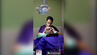 شاهد کیف یتم زراعة الشعر فی عیادة هیلیا