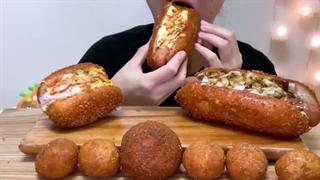 Croquette Dessert Mukbang コロッケ