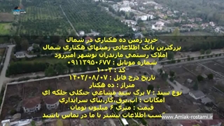 خرید زمین ده هکتاری در شمال