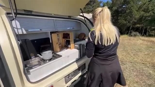 KAPSÜL KARAVAN İLE KAMP YAPTIK