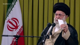 دیدار دانش‌آموزان و دانشجویان با حضرت آیت الله خامنه ای در آستانه 13 آبان ۱۴۰۲/۰۸/۱۰