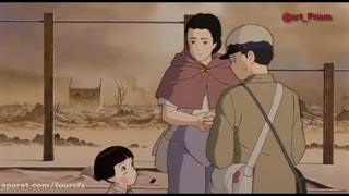 بخشی از انیمه مدفن کرم های شب تاب