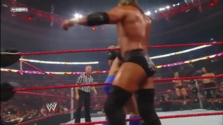 کشتی کج هندیکپ بین Legasy vs Batista & Triple h در Raw 2008