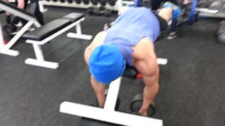 جفت دمبل پارویی درازکش Seal Row