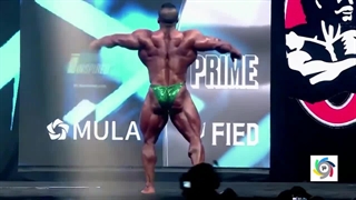 فیگور نمایشی هادی چوپان در فینال مسترالمپیا 2023