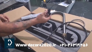 روش نصب سینک پیانویی | نصب سینک آبشاری کامل