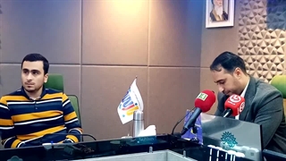 محمدرضا امام قلی رئیس حوزه هنری قزوین در نشست خبری اولین رویداد ملی بازی نامه نویسی ویژه نوجوانان
