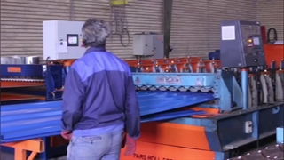 دستگاه ورق کرکره سینوسی/ذوزنقه/طرح سفال/سازه کناف