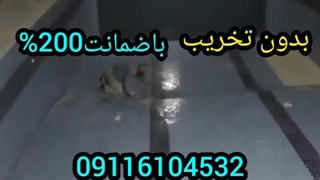 آب بندی استخرکاشی شده درتهران