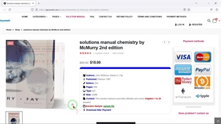 solutions manual chemistry by McMurry 2nd edition