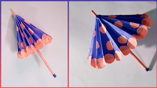 چتر کاغذی اوریگامی