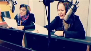 پشت صحنه دوبله فیلم اسپنسر پرنسس دایانا . معصومه اقاجانی . اشا محرابی