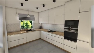 انواع طرح های کابینت هایگلاس آشپزخانه