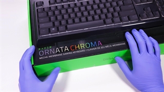 آنباکس کیبورد ریزر | Razer Ornata Chroma keyboard Unboxing