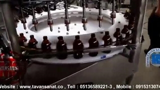 دستگاه پرکن و دربندی شربت های دارویی توان صنعت / 09152000050
