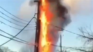 آتش سوزی ترانس برق