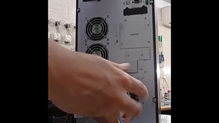 اتصال ورودی و خروجی دستگاه 6KVA CLEAN  POWER