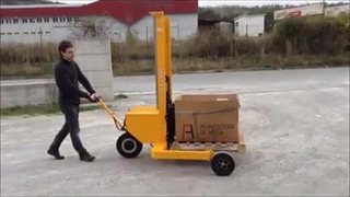 استاکر یا لیفتراک تمام شارژی با چرخ لاستیک 09120982953