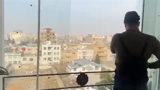 نصب شیشه بالکن