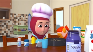 انیمیشن زیبای سریالی نوسا قسمت 5 "سر آشپز رارا" دوبله فارسی Nussa 2018 TV SeriesNussaSE01-سرآشپز رارا@KhafSunni 1080