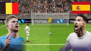 ضربات پنالتی اسپانیا و بلژیک جام جهانی